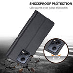 LC.IMEEKE For Xiaomi Redmi Note 12 Pro+ 5G Protective Phone Case Calf Texture Wallet Stand Leather Anti-fall Phone Cover