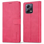 LC.IMEEKE For Xiaomi Redmi Note 12 Pro+ 5G Protective Phone Case Calf Texture Wallet Stand Leather Anti-fall Phone Cover