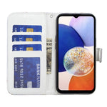 Samsung Galaxy A14 5G / 4G PU-læderetui med tegnebogsetui og mønstertryk