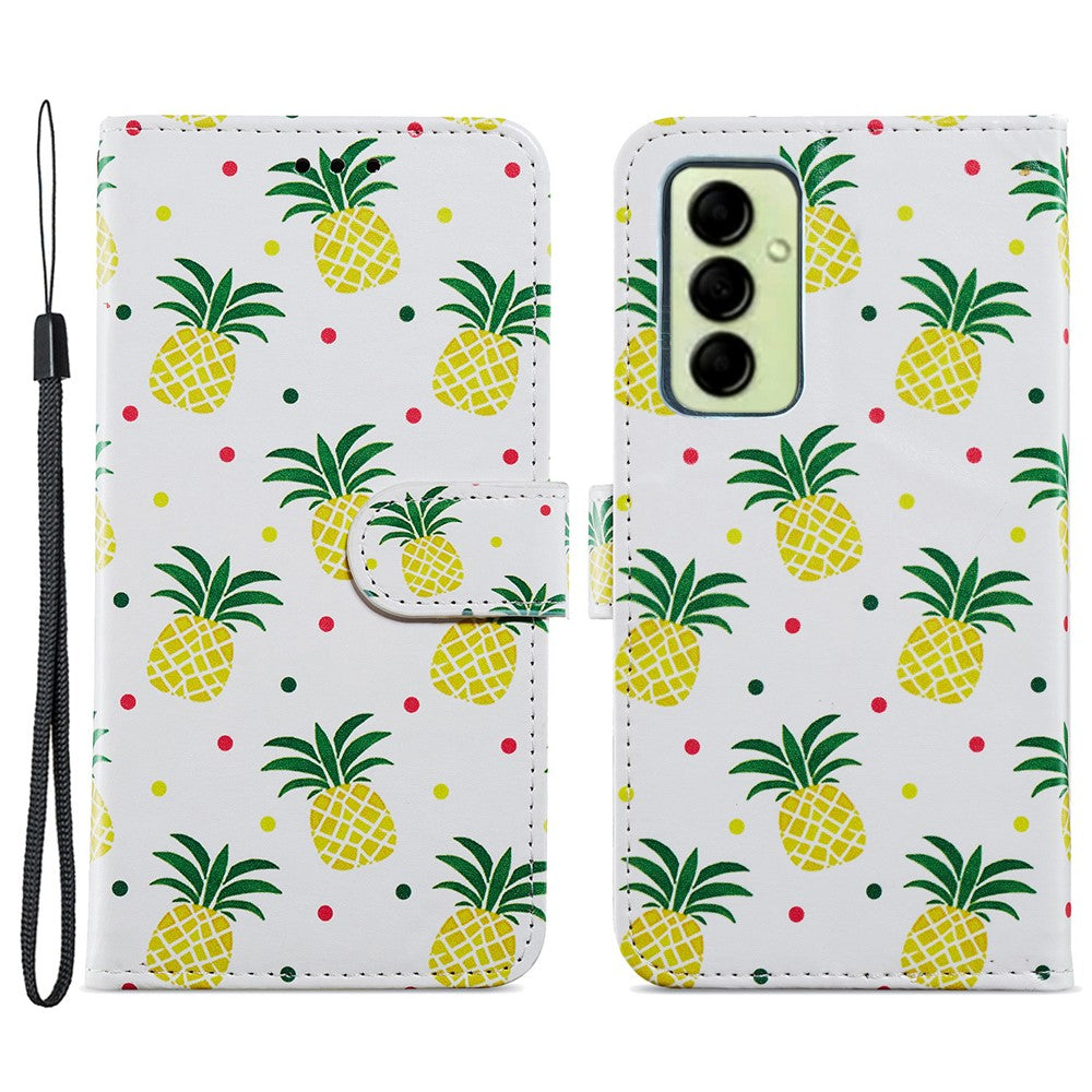 Samsung Galaxy A14 5G / 4G PU-læderetui med tegnebogsetui og mønstertryk