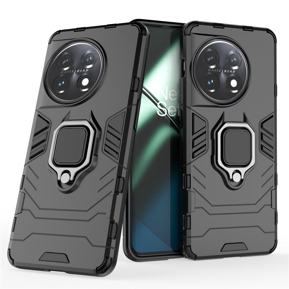 Telefoncover med ringholder og kickstand til OnePlus 11 5G TPU+PC