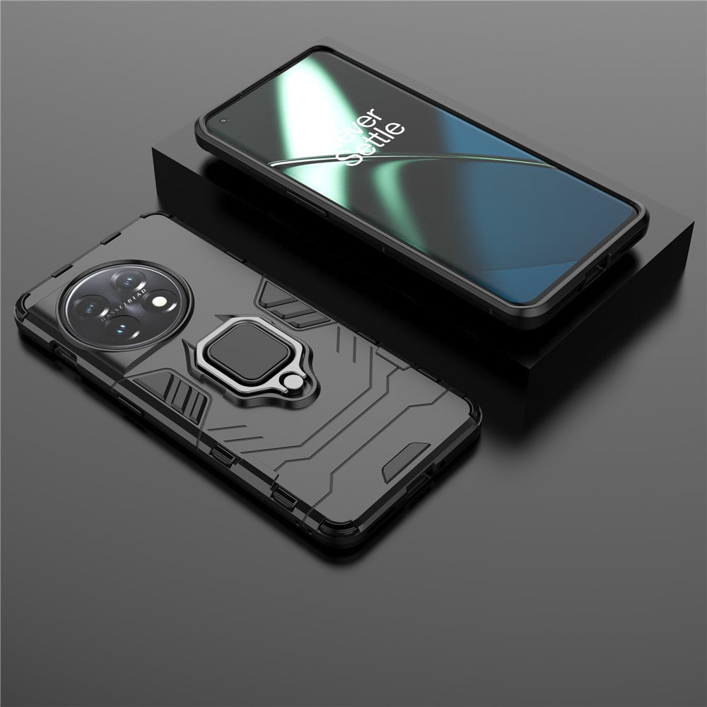 Telefoncover med ringholder og kickstand til OnePlus 11 5G TPU+PC