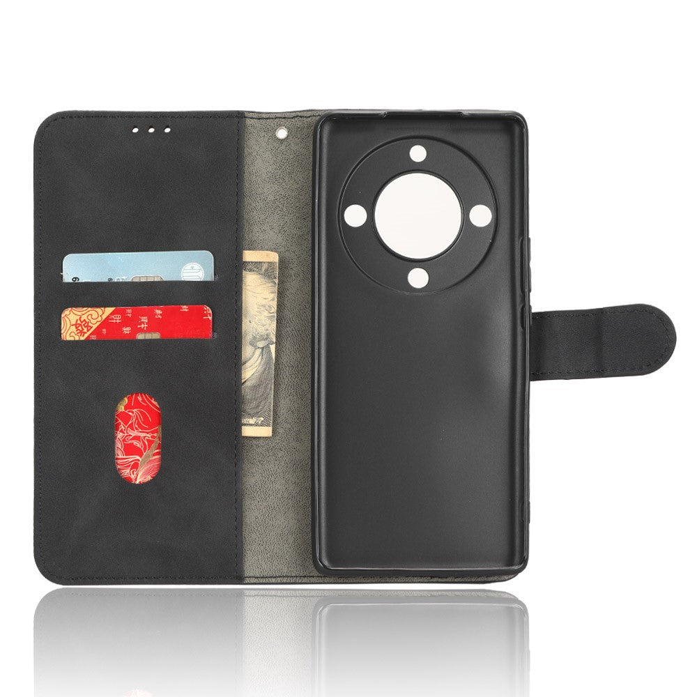 For Honor X40 5G / X9a 5G / Magic5 Lite 5G Full Protection Mobile Phone Case Skin-touch Stand Flip Leather Wallet Phone Cover