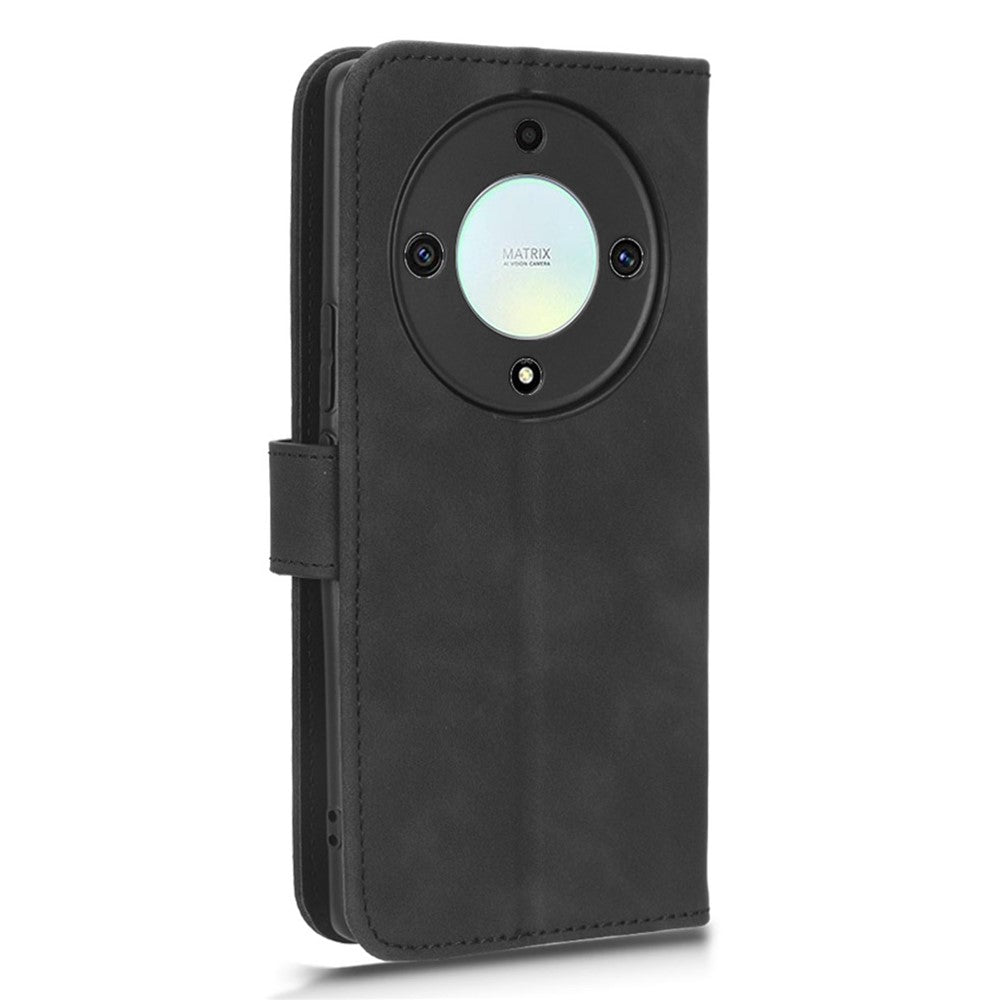 For Honor X40 5G / X9a 5G / Magic5 Lite 5G Full Protection Mobile Phone Case Skin-touch Stand Flip Leather Wallet Phone Cover