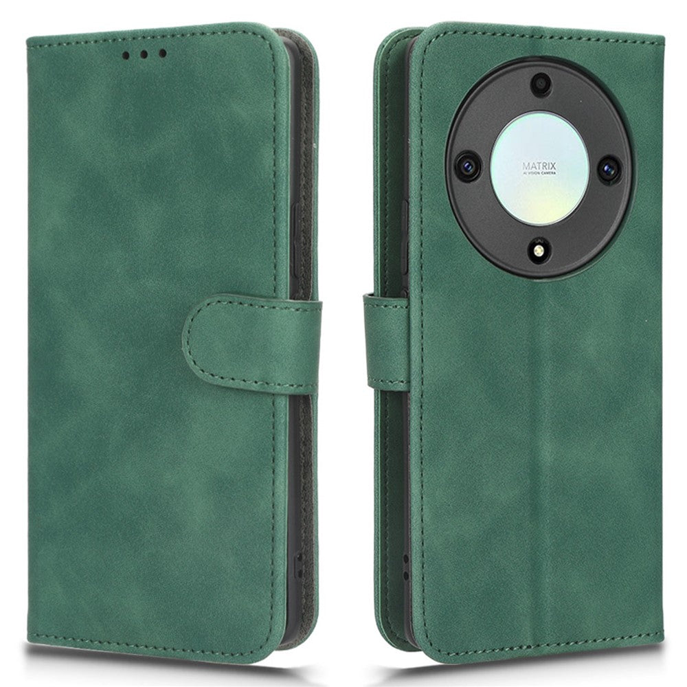 For Honor X40 5G / X9a 5G / Magic5 Lite 5G Full Protection Mobile Phone Case Skin-touch Stand Flip Leather Wallet Phone Cover