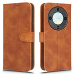For Honor X40 5G / X9a 5G / Magic5 Lite 5G Full Protection Mobile Phone Case Skin-touch Stand Flip Leather Wallet Phone Cover