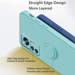 Xiaomi 12T 5G / Redmi K50 Ultra 5G Ringstativ Flytande Silikon Mobilskal med Snodd