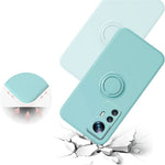 Xiaomi 12T 5G / Redmi K50 Ultra 5G Ringstativ Flytande Silikon Mobilskal med Snodd