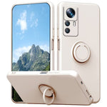 Xiaomi 12T 5G / Redmi K50 Ultra 5G Ringstativ Flytande Silikon Mobilskal med Snodd