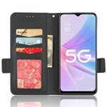 For Oppo A58 5G / A58x 5G / A78 5G Phone Wallet Case Litchi Texture Stand PU Leather Phone Cover