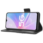 For Oppo A58 5G / A58x 5G / A78 5G Phone Wallet Case Litchi Texture Stand PU Leather Phone Cover