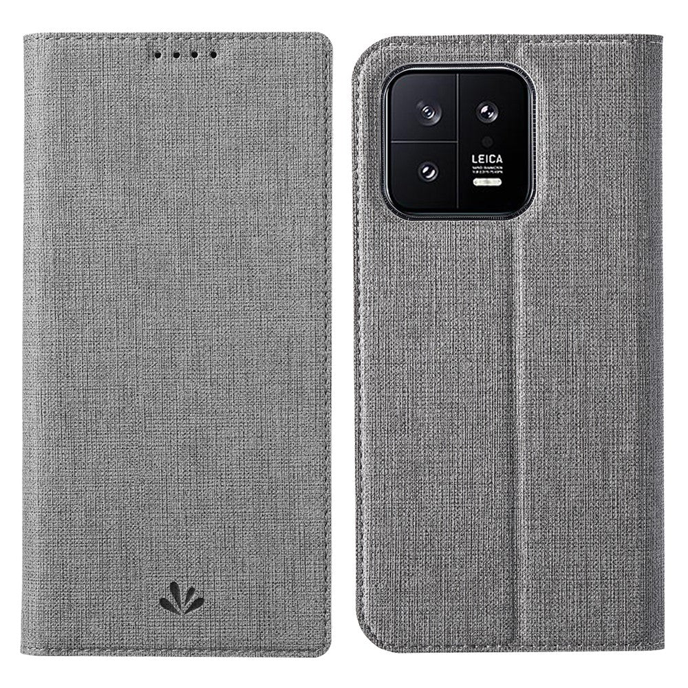 VILI DMX Series Phone Leather Case for Xiaomi 13 5G Card Holder Stand Cell Phone Cover