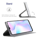 VILI DMX Series Phone Leather Case for Xiaomi 13 5G Card Holder Stand Cell Phone Cover