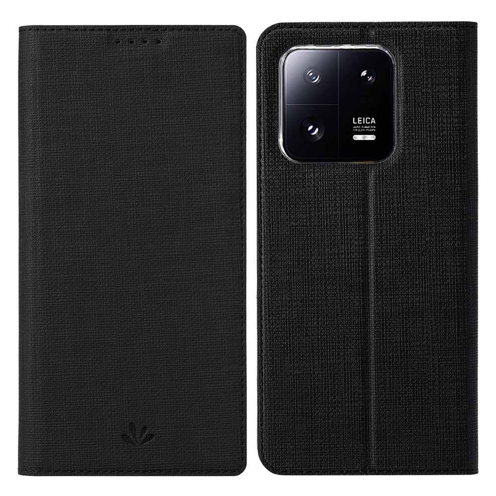 VILI DMX Series for Xiaomi 13 Pro 5G PU Leather Phone Stand Case Card Holder Protective Phone Cover
