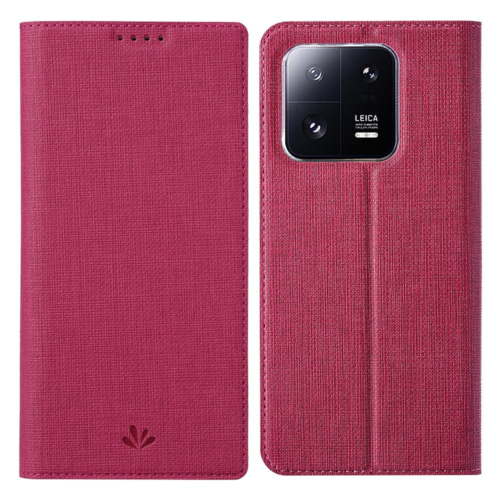 VILI DMX Series for Xiaomi 13 Pro 5G PU Leather Phone Stand Case Card Holder Protective Phone Cover