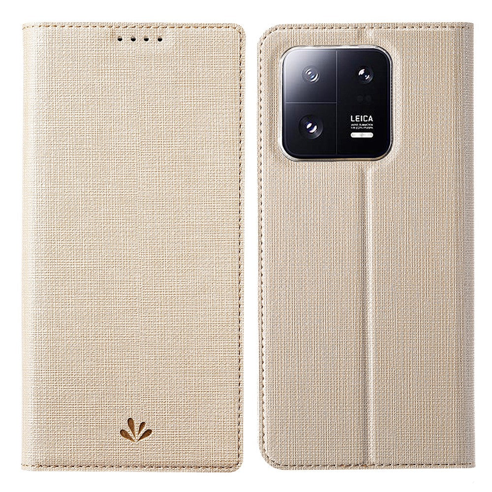 VILI DMX Series for Xiaomi 13 Pro 5G PU Leather Phone Stand Case Card Holder Protective Phone Cover