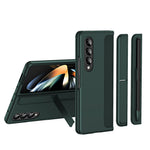 Slim Phone Case for Samsung Galaxy Z Fold4 5G Shockproof Had PC Kickstand Case with Pencil Holder