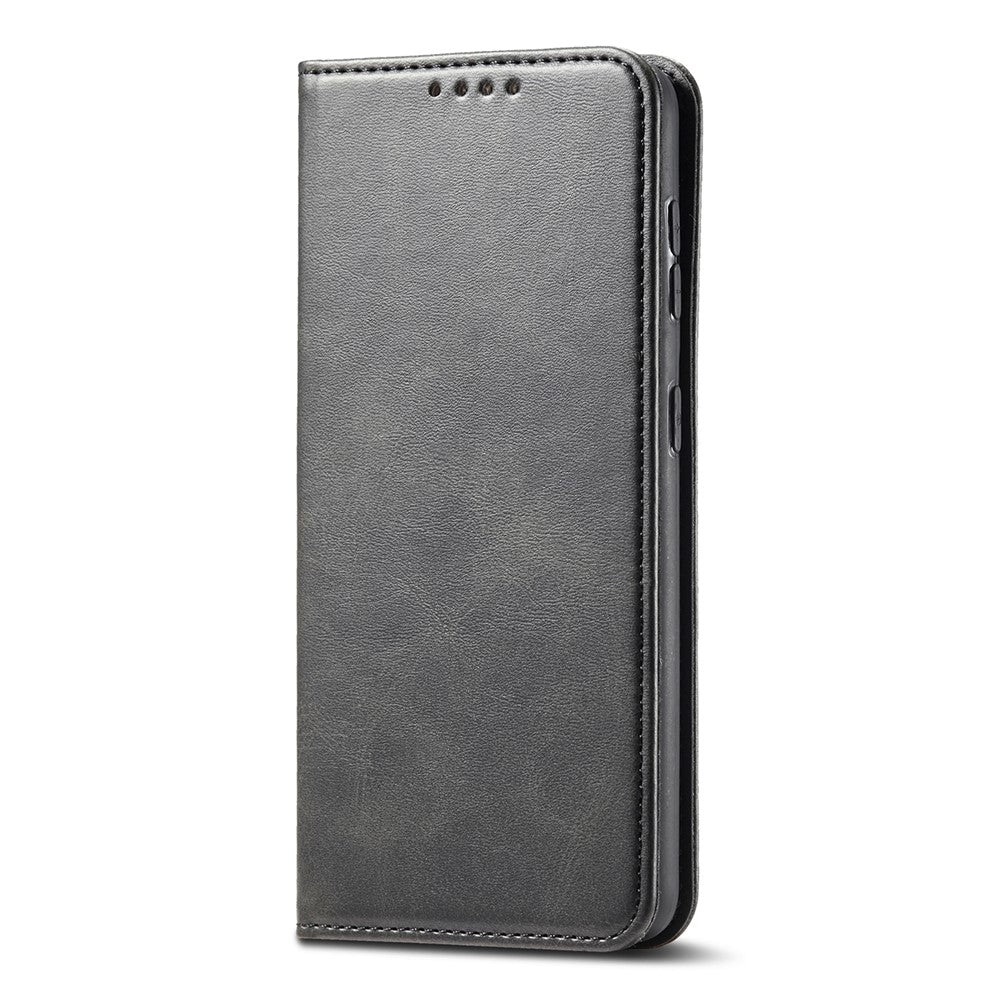 Leather Phone Case For Samsung Galaxy S21 4G / 5G , Wallet Magnetic Stand Calf Texture Anti-scratch Phone Cover