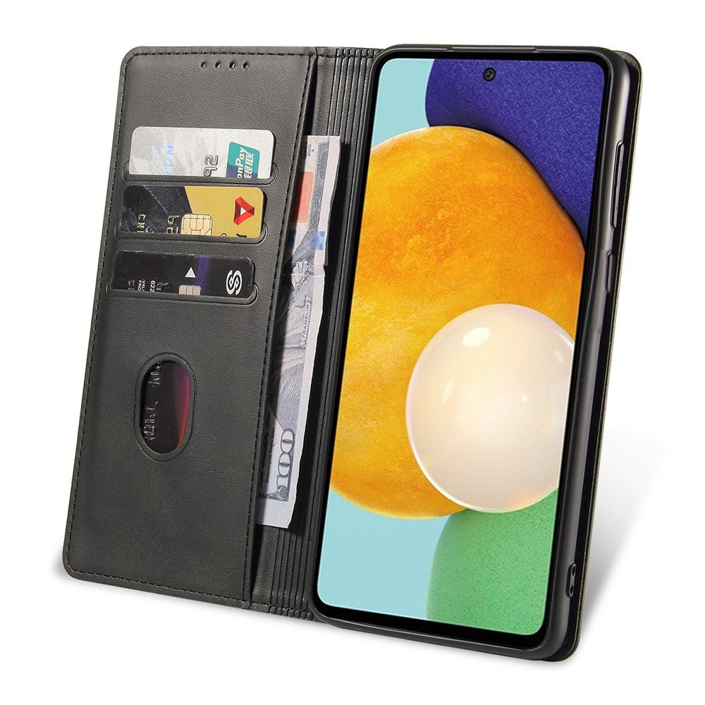 Phone Case For Samsung Galaxy A23 5G (Global Version), Magnetic Closure Leather Anti-drop Phone Cover Stand Wallet