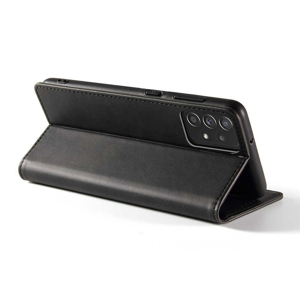 Phone Case For Samsung Galaxy A23 5G (Global Version), Magnetic Closure Leather Anti-drop Phone Cover Stand Wallet