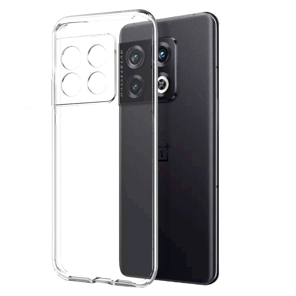 NORTHJO För OnePlus 10 Pro 5G mobil TPU Skyddsfodral + Härdat Glas Skärmskydd