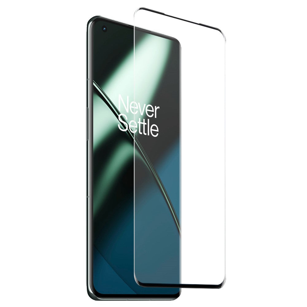 NORTHJO För OnePlus 11 5G Transparent mobilskal TPU + Reptåligt Skärmskydd i Härdat Glas