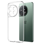 NORTHJO För OnePlus 11 5G Transparent mobilskal TPU + Reptåligt Skärmskydd i Härdat Glas
