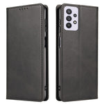 PU Leather Anti-fall Phone Case For Samsung Galaxy A33 5G , Wallet Stand Calf Texture Protective Phone Cover