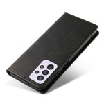 PU Leather Anti-fall Phone Case For Samsung Galaxy A33 5G , Wallet Stand Calf Texture Protective Phone Cover