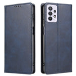 PU Leather Anti-fall Phone Case For Samsung Galaxy A33 5G , Wallet Stand Calf Texture Protective Phone Cover