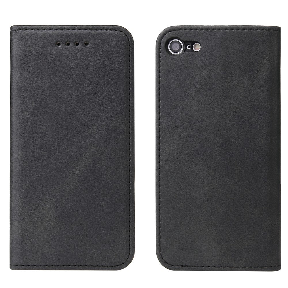 For iPhone SE (2020) / SE (2022) / 7 / 8 4.7 inch Calf Texture Wallet Magnetic Leather Stand Phone Case