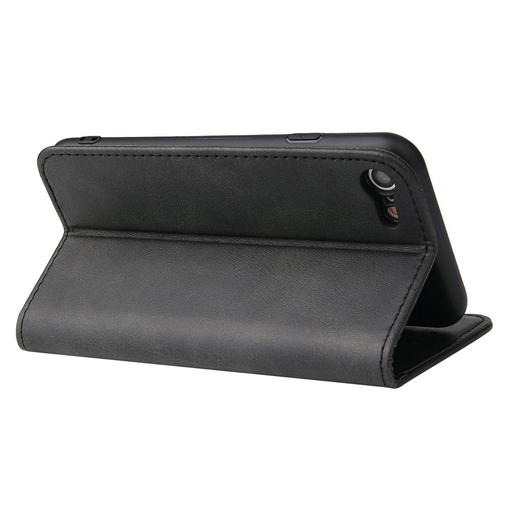 For iPhone SE (2020) / SE (2022) / 7 / 8 4.7 inch Calf Texture Wallet Magnetic Leather Stand Phone Case