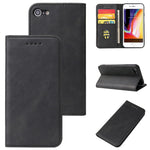 For iPhone SE (2020) / SE (2022) / 7 / 8 4.7 inch Calf Texture Wallet Magnetic Leather Stand Phone Case