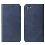 For iPhone SE (2020) / SE (2022) / 7 / 8 4.7 inch Calf Texture Wallet Magnetic Leather Stand Phone Case