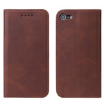 For iPhone SE (2020) / SE (2022) / 7 / 8 4.7 inch Calf Texture Wallet Magnetic Leather Stand Phone Case