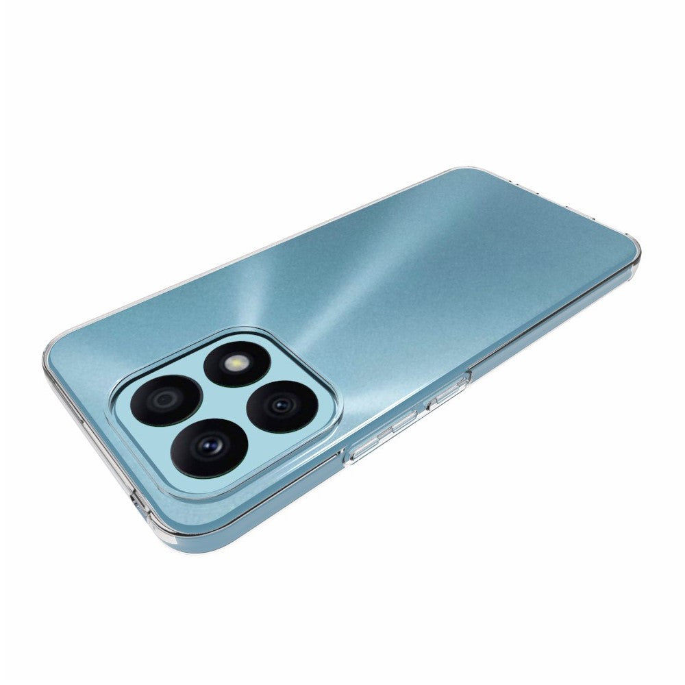 10 stk/pakke Anti-fald TPU telefoncover til Honor X8a 4G, indvendigt vandmærkefrit gennemsigtigt anti-ridse telefonbagcover