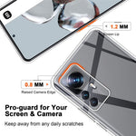 Transparent TPU-skal för Xiaomi 12T Pro 5G, Anti-fingeravtrycksskyddande mobilskydd