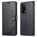 AZNS Phone Leather Case for Xiaomi Poco F5 Pro 5G / Redmi K60 Pro 5G / K60 5G Stand Wallet Protective Phone Cover