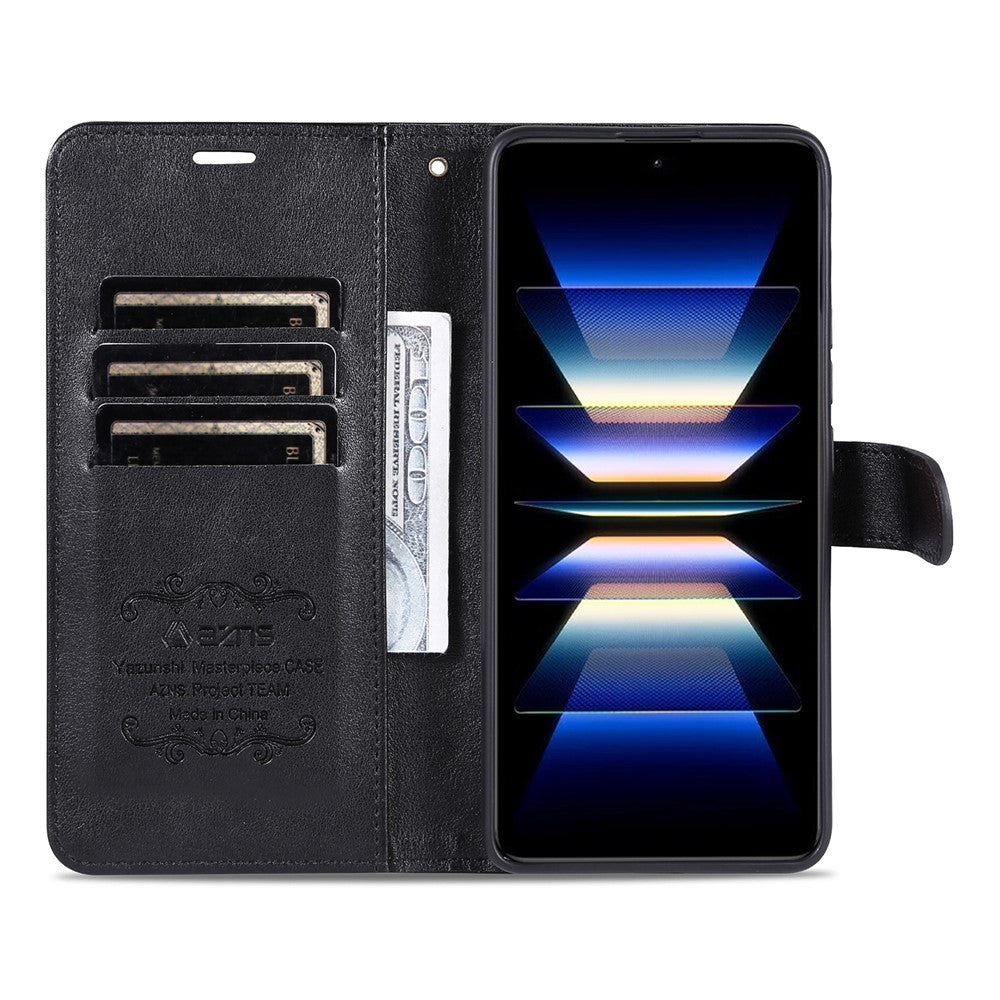 AZNS Phone Leather Case for Xiaomi Poco F5 Pro 5G / Redmi K60 Pro 5G / K60 5G Stand Wallet Protective Phone Cover