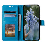 For Samsung Galaxy A24 4G (162.1 x 77.6 x 8.3mm) PU Leather Wallet Phone Case Imprinted Mandala Flower Pattern Stand Cover