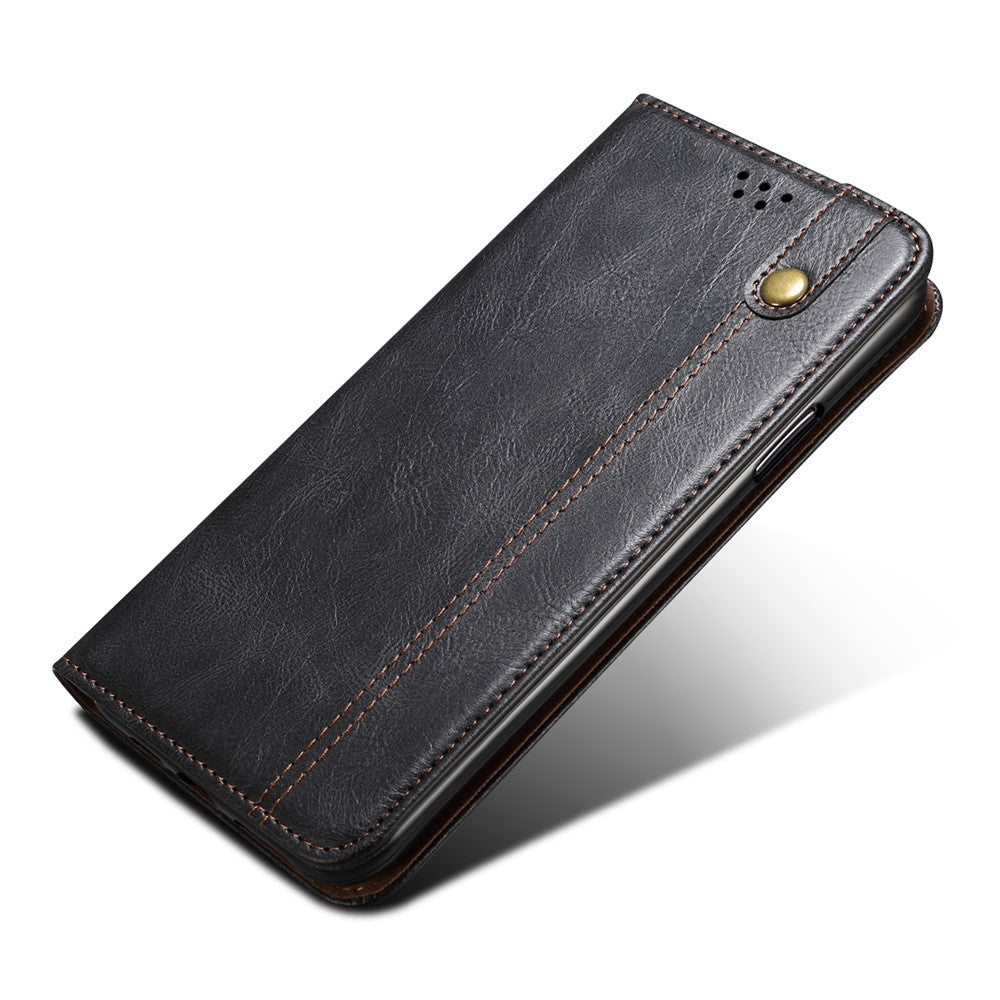 Stand Phone Case for Oppo A1 Pro 5G / Reno8 T 5G Waxy Crazy Horse Texture Leather Wallet Phone Cover