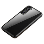 IPAKY For Samsung Galaxy S23 Anti-drop Phone Case TPU + PC Transparent Cell Phone Cover