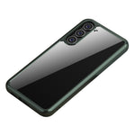 IPAKY For Samsung Galaxy S23 Anti-drop Phone Case TPU + PC Transparent Cell Phone Cover