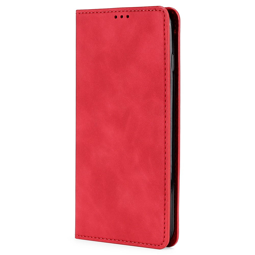 For Honor X40 5G / X9a 5G / Magic5 Lite 5G Skin-touch Phone Case Card Holder Leather Stand Anti-drop Cover