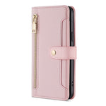 Phone Case for Honor X9a 5G / X40 5G / Magic5 Lite 5G PU Leather Zipper Pocket Card Slots Phone Cover with Straps