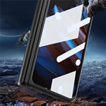Anti-scratch Phone Case For Oppo Find N2 5G , Hinge Protection Kickstand PC Phone Cover with Screen Film