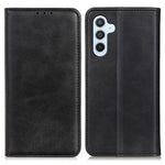 Split Leather Wallet Case for Samsung Galaxy A24 4G (162.1 x 77.6 x 8.3mm) , Flip Book Stand Shockproof Phone Cover