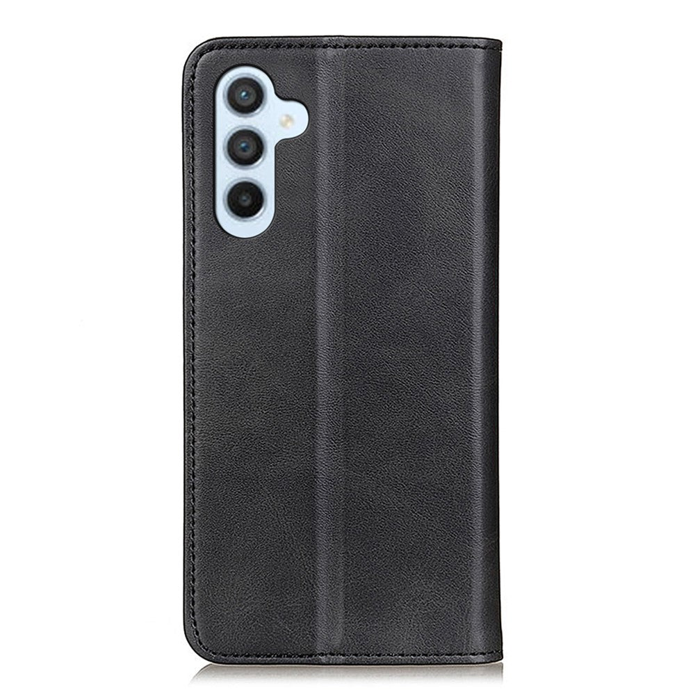 Split Leather Wallet Case for Samsung Galaxy A24 4G (162.1 x 77.6 x 8.3mm) , Flip Book Stand Shockproof Phone Cover