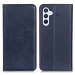 Split Leather Wallet Case for Samsung Galaxy A24 4G (162.1 x 77.6 x 8.3mm) , Flip Book Stand Shockproof Phone Cover