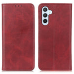 Split Leather Wallet Case for Samsung Galaxy A24 4G (162.1 x 77.6 x 8.3mm) , Flip Book Stand Shockproof Phone Cover